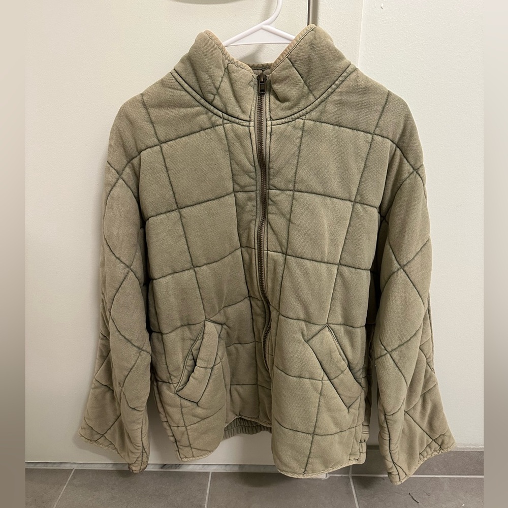 Dolman Quilted Knit Jacket